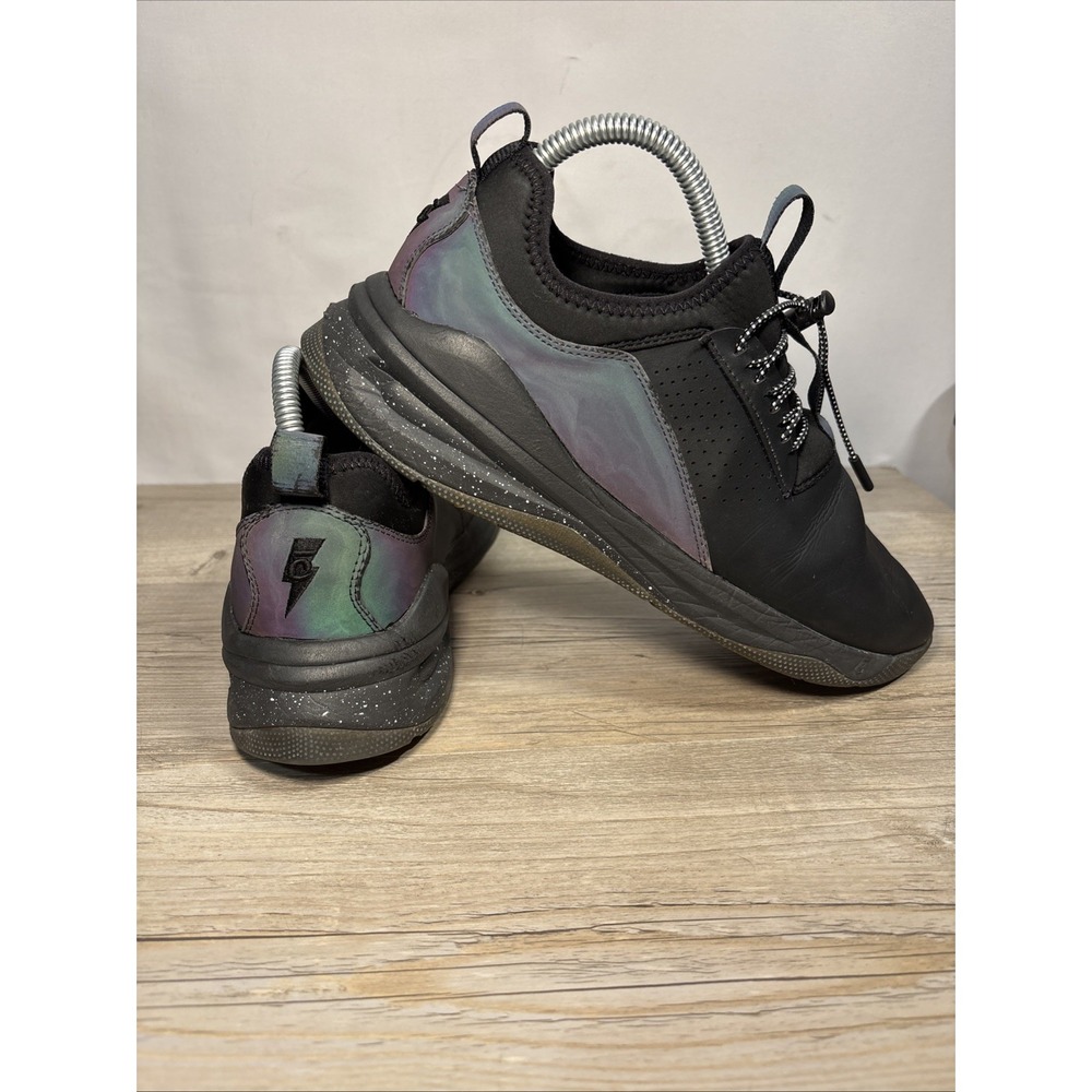 Women's 9.5 Clove Classic Black Onyx Flash Nurse Sneaker Iridescent Comfort Shoe
